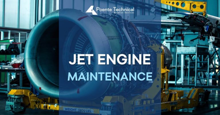 How is jet engine maintenance done?