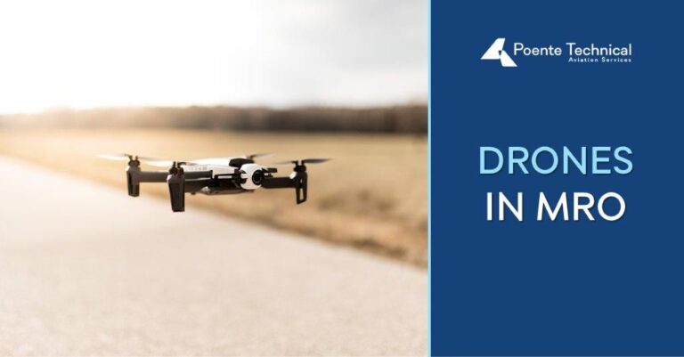 featured image for blog text Use of drones in Aircraft Maintenance and Repair